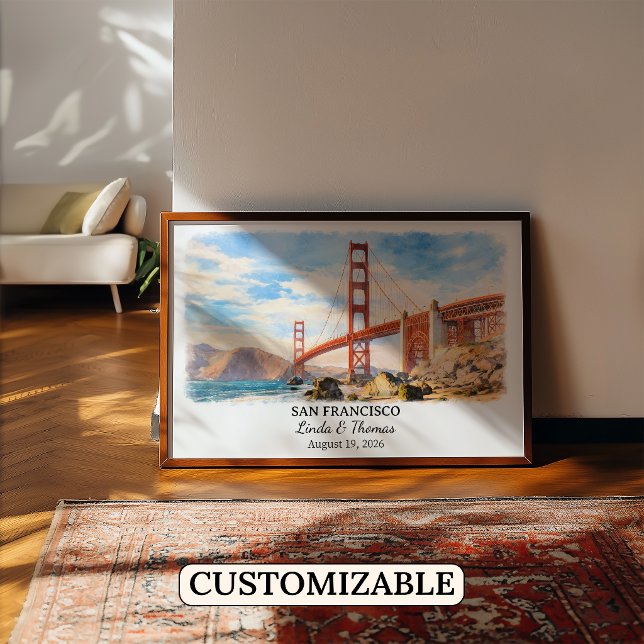 Custom San Francisco Wall Art, California Poster (Creator Uploaded)