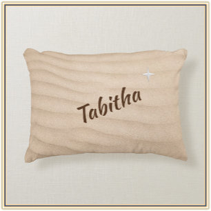 Custom Sand and Star Decorative Cushion