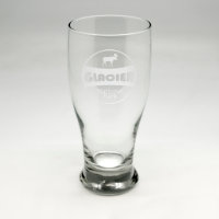 Custom Sand Etched Pub Glass #2