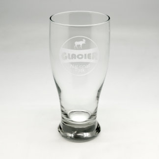 Custom Sand Etched Pub Glass #2