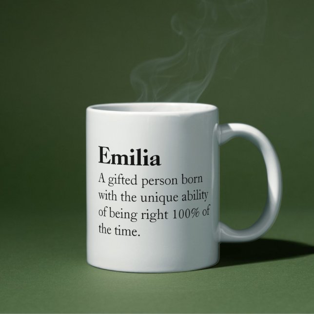 Custom Sarcastic Definition Coffee Mug for Women (sarcastic mug, sassy gift for her, women empowerment mug, custom funny mug, birthday gift for women,)