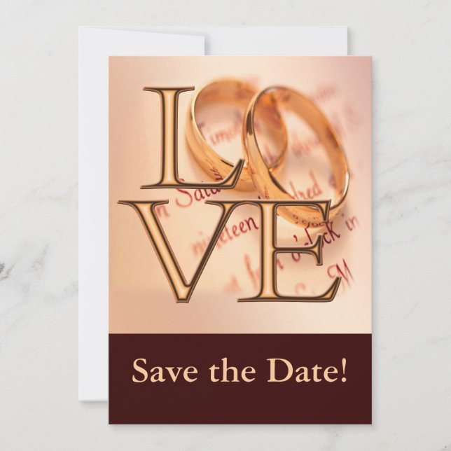 Custom Save the Date Cards, Edit Online (Front)