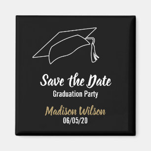 Custom Save the Date Graduation Party Magnet