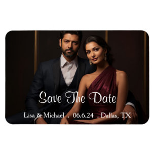 Custom Save The Date Magnet