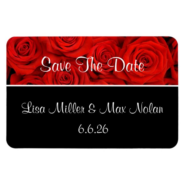 Custom Save The Date Magnet (Horizontal)