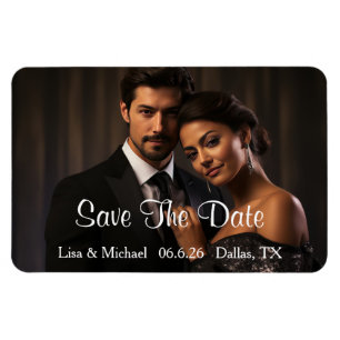 Custom Save The Date Magnet