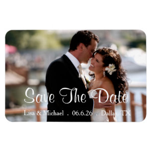 Custom Save The Date Magnet
