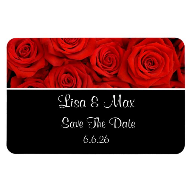 Custom Save The Date Magnet (Horizontal)