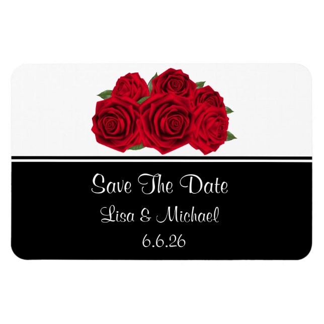 Custom Save The Date Magnet (Horizontal)
