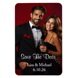 Custom Save The Date Magnet