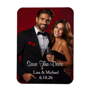Custom Save The Date Magnet