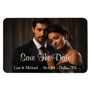 Custom Save The Date Magnet