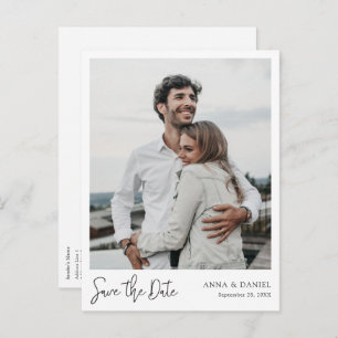 Custom Save the Date Photo Postcard Template