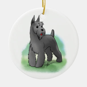 Custom Schnauzer Ornament