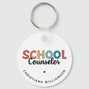 Custom School Counsellor Appreciation Gifts Key Ring