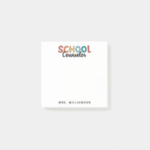 Custom School Counsellor Appreciation Gifts Post-it Notes