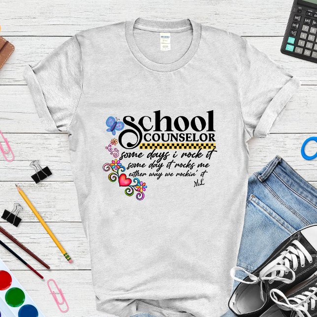 Custom School Counsellor Fun Quote  T-Shirt (Creator Uploaded)