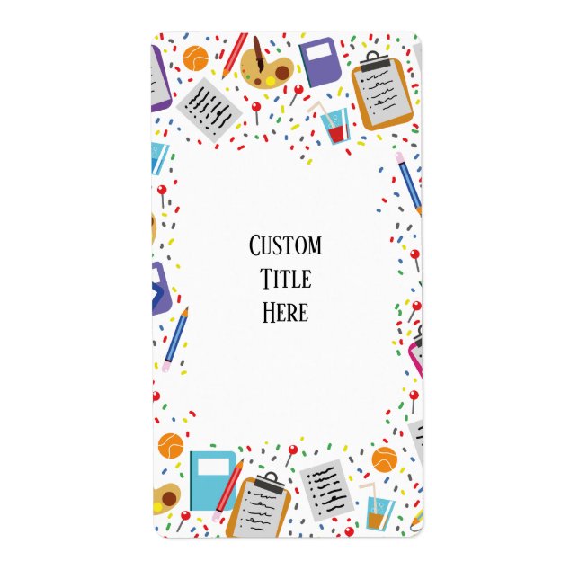 custom School Invitation (Front)