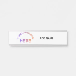 Custom School Logo Door Hanging Name Plate
