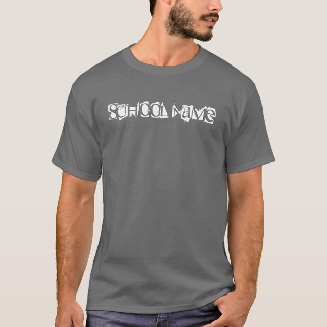 Custom School Spirit Tee - Big Red (Front)