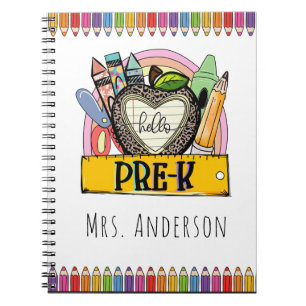 Custom School Supplies Notebook