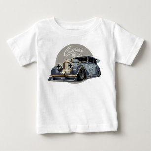 Custom sci-fi retro race car baby T-Shirt