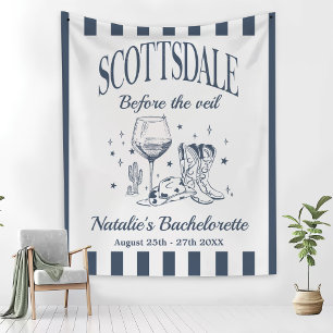 Custom Scottsdale Bache Party Before The Veil Tapestry