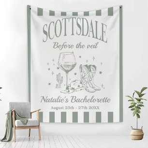 Custom Scottsdale Bache Party Before The Veil Tapestry