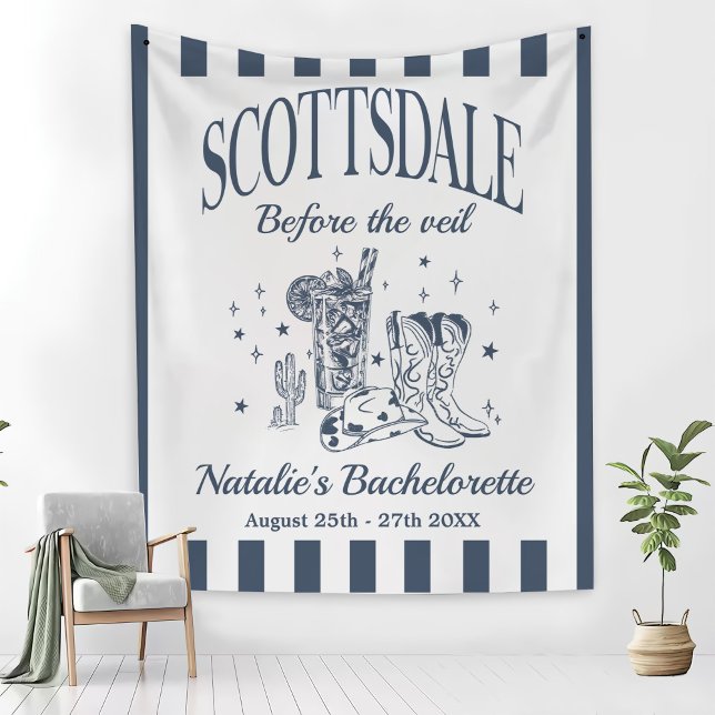 Custom Scottsdale Bache Party Before The Veil Tapestry (Creator Uploaded)