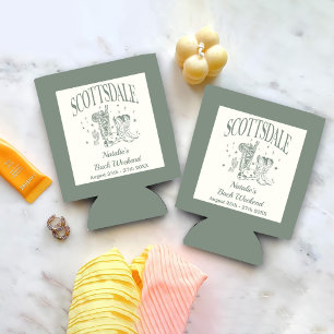 Custom Scottsdale Bachelorette Party Bridesmaid Can Cooler