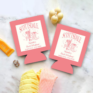 Custom Scottsdale Bachelorette Party Bridesmaid Can Cooler