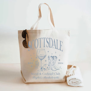 Custom Scottsdale Bachelorette Party Bridesmaid Tote Bag