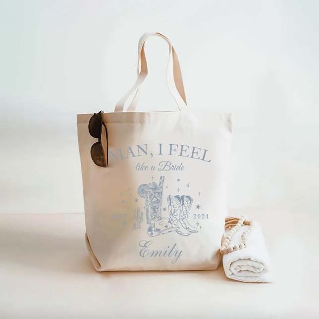 Custom Scottsdale Bachelorette Party Man I Feel Tote Bag (Creator Uploaded)
