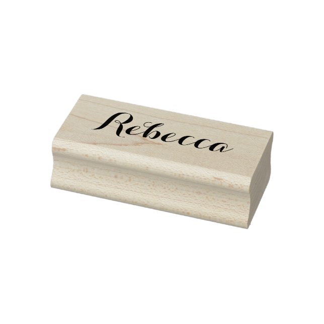 Custom script calligraphy signature name elegant rubber stamp (Stamp)