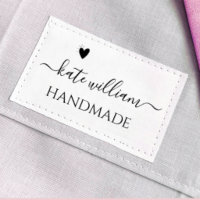 Custom Script Clothing label for handmade item