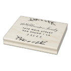 Custom Script Family Name Return Address