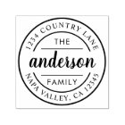 Custom Script Family Name Return Address