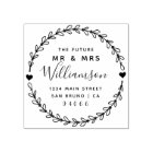 Custom Script Future Mr & Mrs Return Address