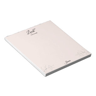 Custom Script Name Christian Blush  Notepad