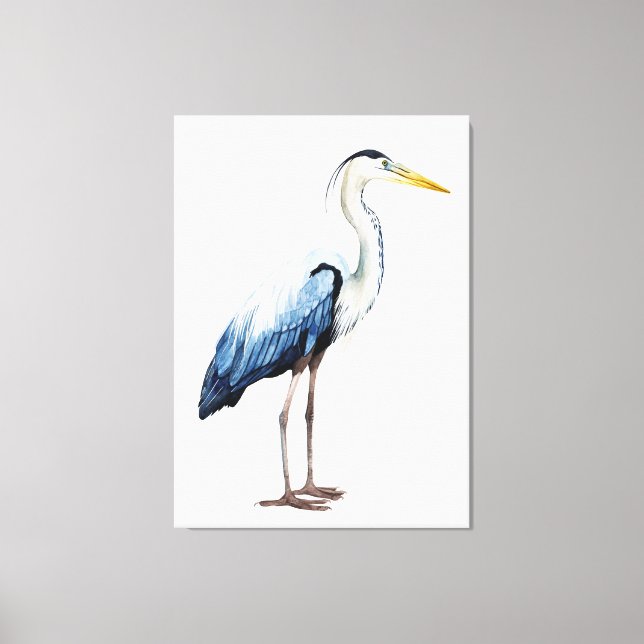 Custom Seabird Heron II Canvas Print (Front)