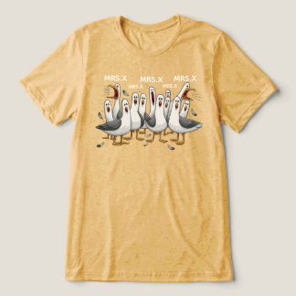 Custom Seagulls Teacher Shirt, Funny Teacher Tee, Tri-Blend Shirt