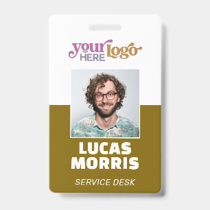 Custom Security Badge Employee/Event ID with Photo