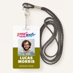 Custom Security Badge Employee/Event ID with Photo ID Badge