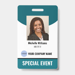 Custom Security Badge with ID Photo