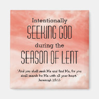 Custom SEEKING GOD Lent