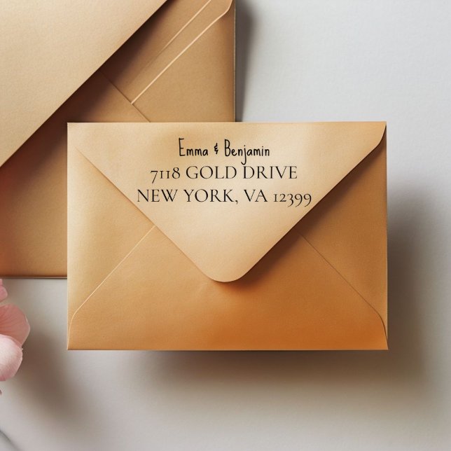 Custom Self Inking Address Rubber Stamp (Creator Uploaded)