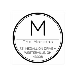 Custom Self Inking Address Stamp