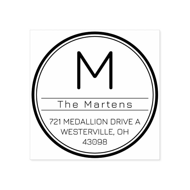 Custom Self Inking Address Stamp (Imprint)