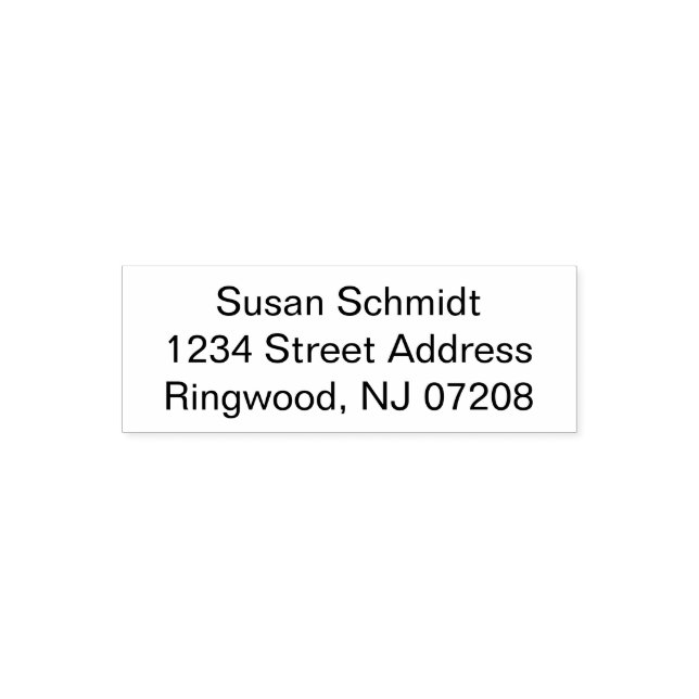 Custom Self-Inking Stamp - Up to 3 Lines (Design)