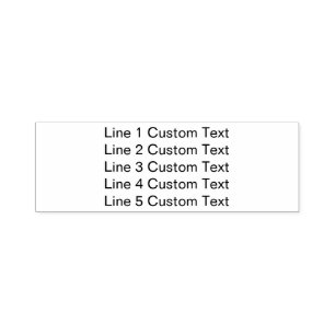Custom Self-Inking Stamps